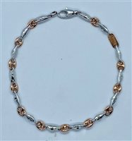 Pulsera Gioie Gobbo Hombre in Oro blanco BROBR79 - BROBR79